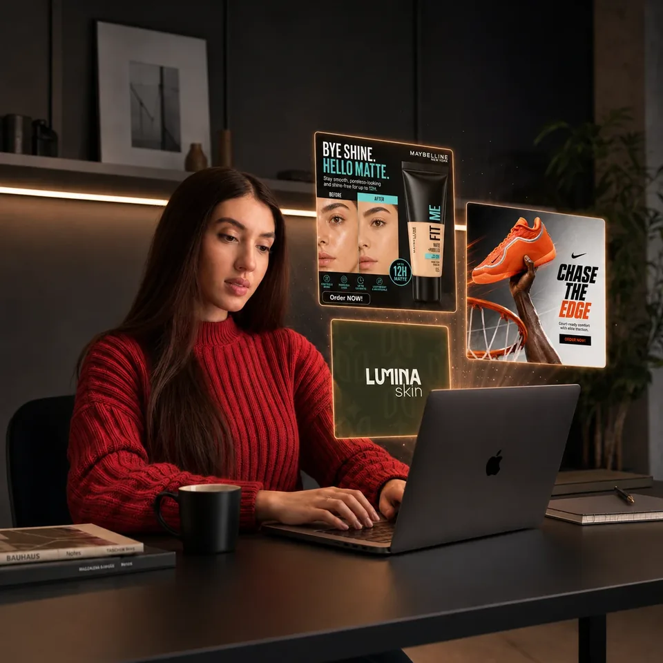 Adina creează materiale publicitare