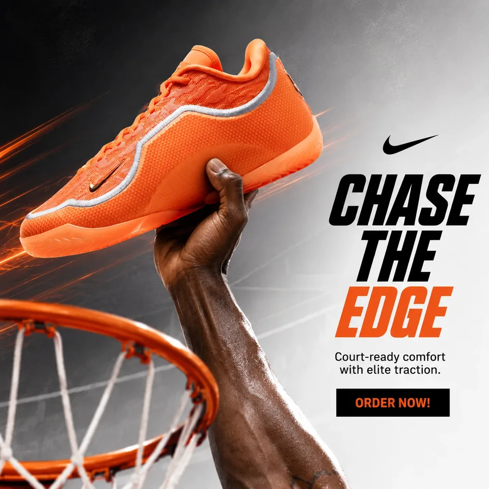 Campanie cu pantofi de baschet: Chase the edge
